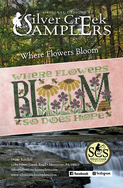 Where Flowers Bloom - Cross Stitch pattern by Silver Creek Samplers