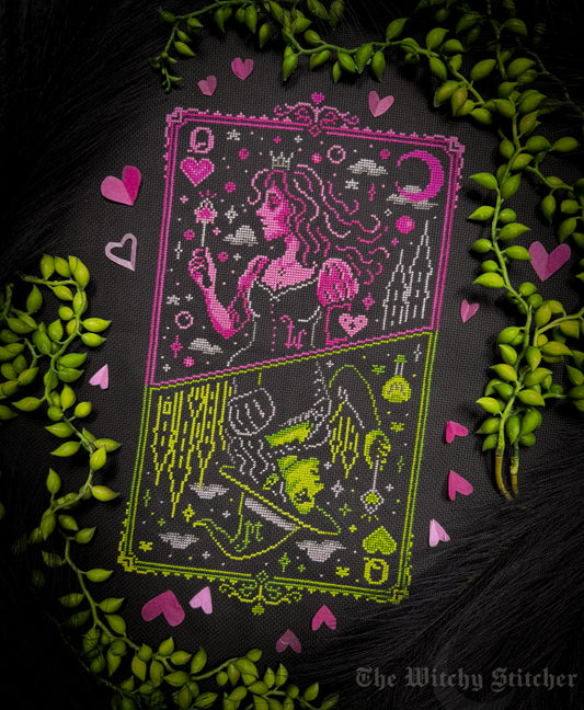 Wicked Queens - Cross Stitch Pattern by The Witchy Stitcher PREORDER