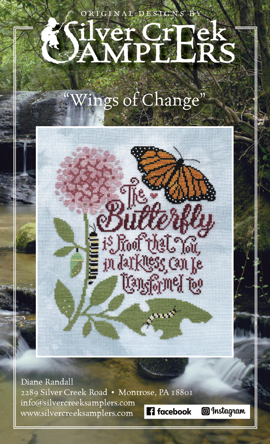 Wings of Change - Cross Stitch Chart by Silver Creek Samplers
