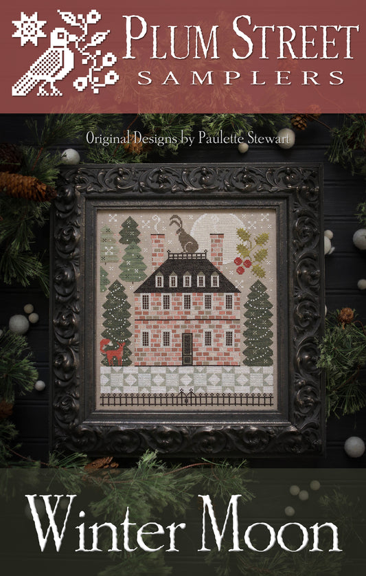 Winter Moon - Cross Stitch Pattern by Plum Street Samplers PREORDER