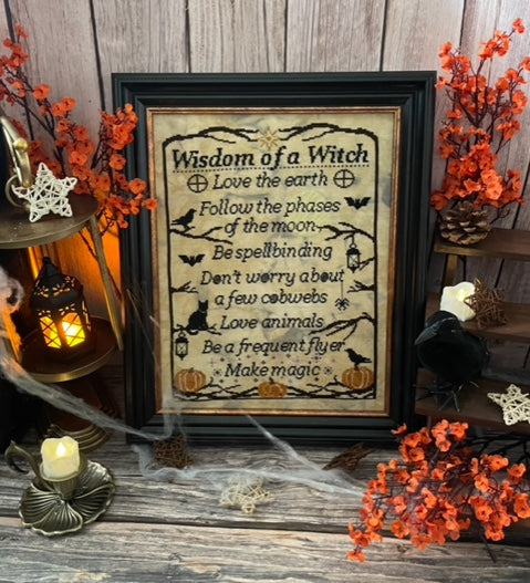 Wisdom of a Witch - Cross Stitch pattern by Flossabilities