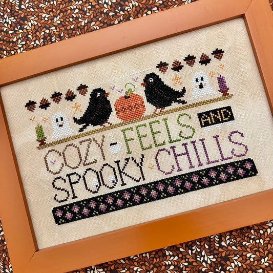 WordyBirds: October - Cross Stitch Pattern by Sweet Wing Studio PREORDER