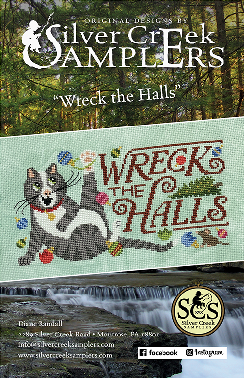 Wreck the Halls - Cross Stitch pattern by Silver Creek Samplers