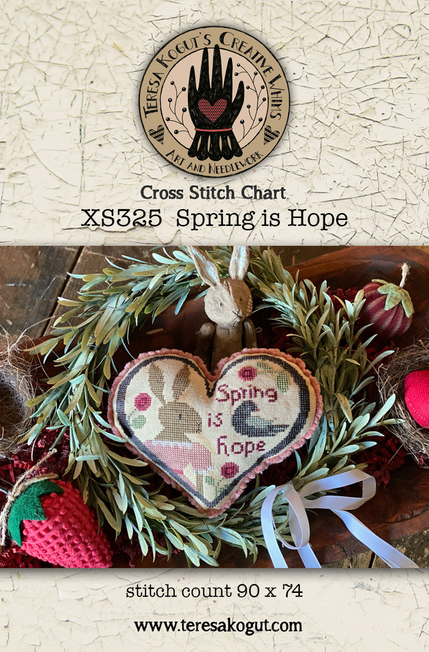 SPRING IS HOPE - Cross Stitch Chart by Teresa Kogut PREORDER