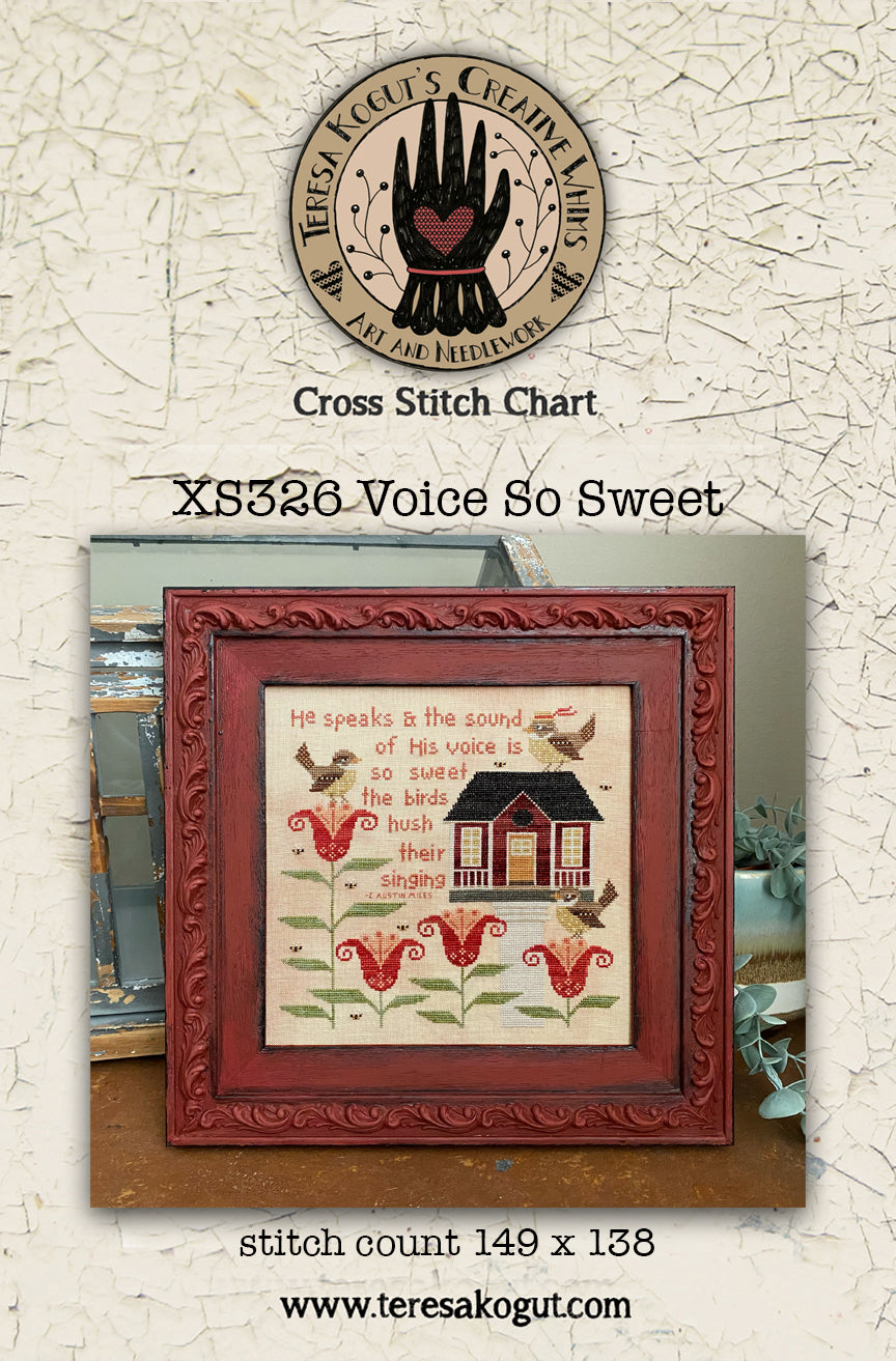Voice So Sweet - Cross Stitch Chart by Teresa Kogut PREORDER