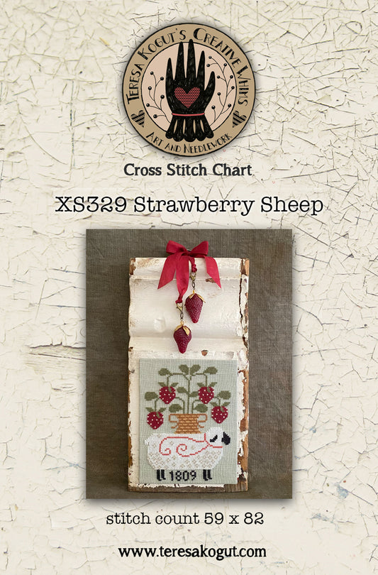 Strawberry Sheep - Cross Stitch Chart by Teresa Kogut