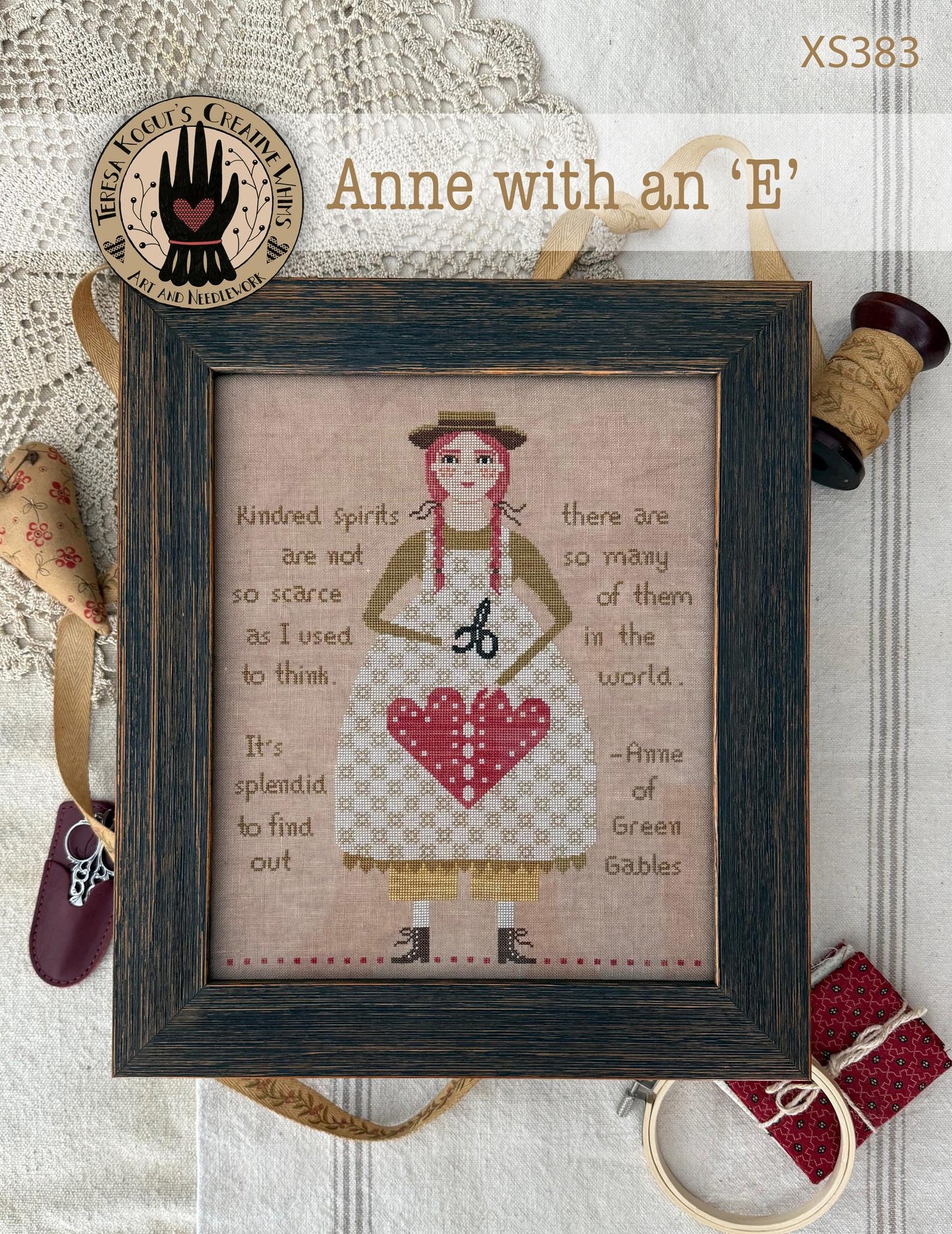 Anne with an “E” - Cross Stitch Pattern by Teresa Kogut PREORDER