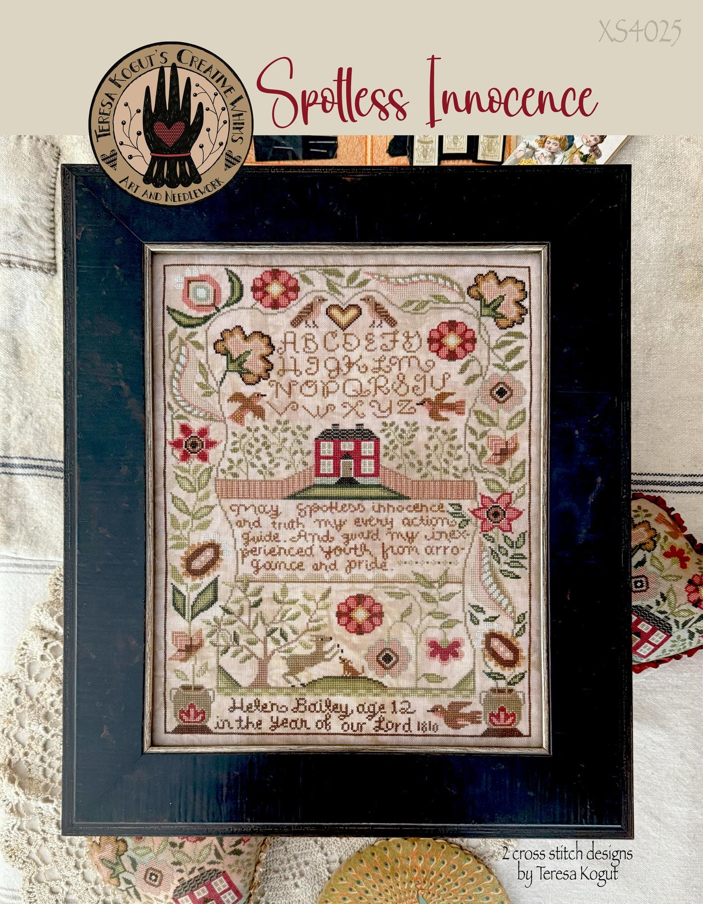 Spotless Innocence - Cross Stitch Book by Teresa Kogut