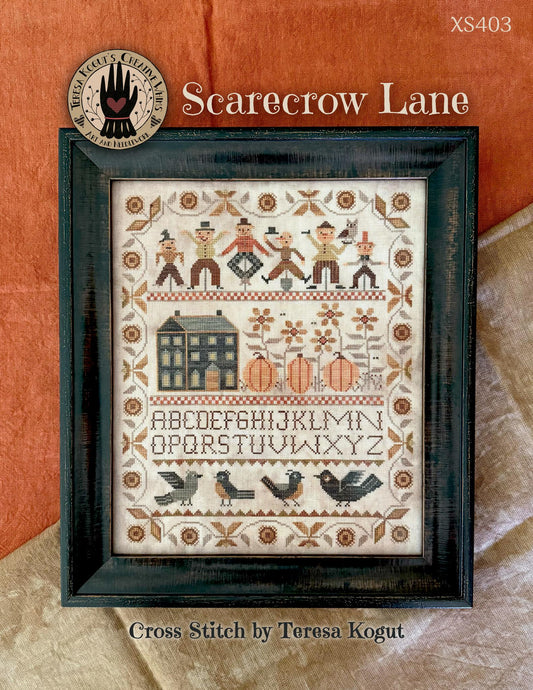 Scarecrow Lane - Cross Stitch Pattern by Teresa Kogut PREORDER