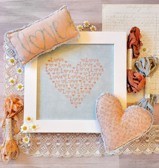 You've Got the Love - Cross Stitch Chart by Hello from Liz Mathews PREORDER