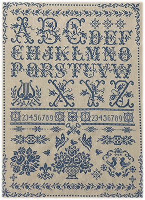 Alphabetum - Cross Stitch Pattern by Twin Peak Primitives