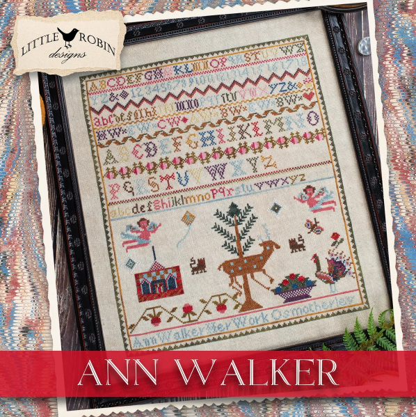 Ann Walker - Cross Stitch Pattern by Little Robin PREORDER