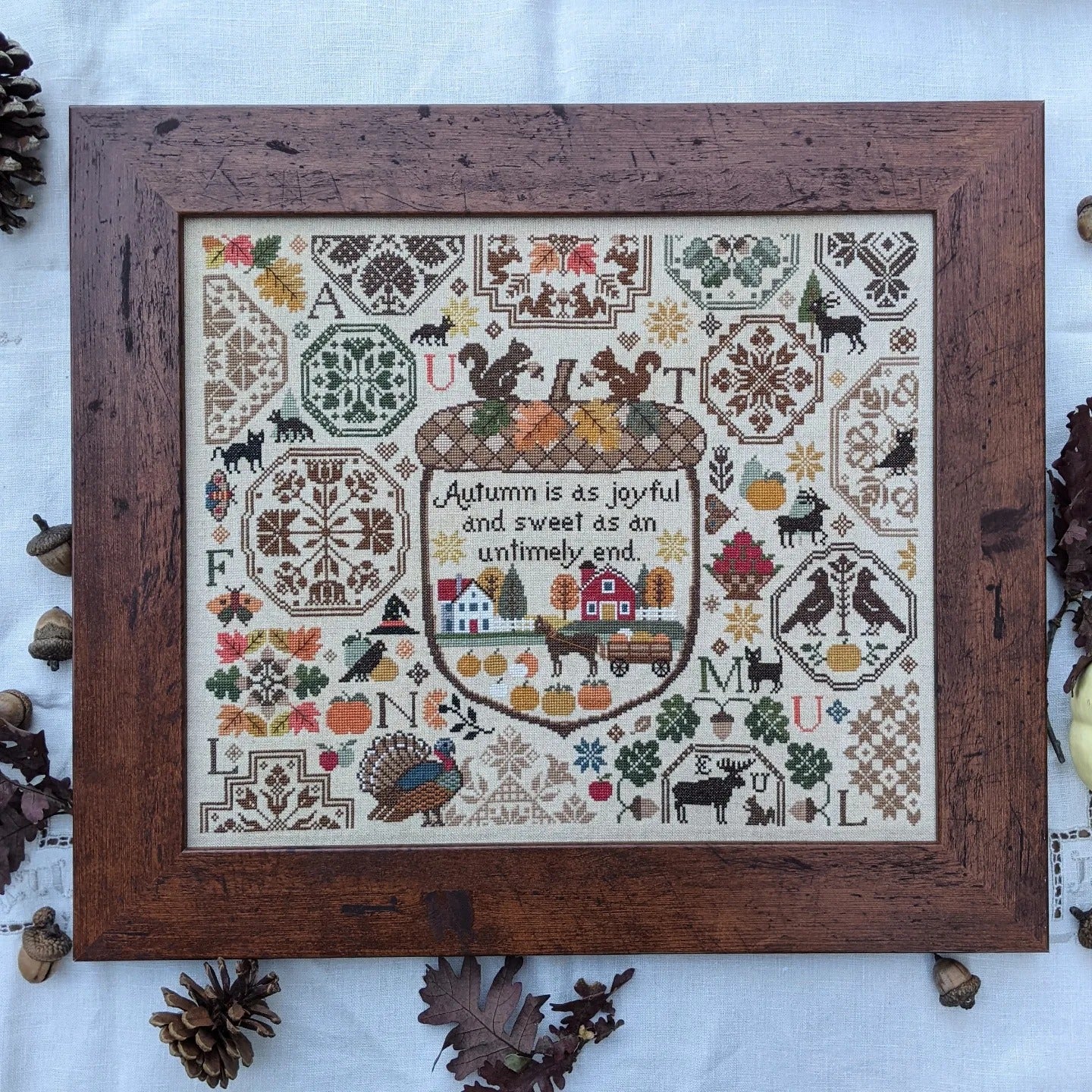 Autumn Is As Joyful - Cross Stitch Chart by Lila's Studio