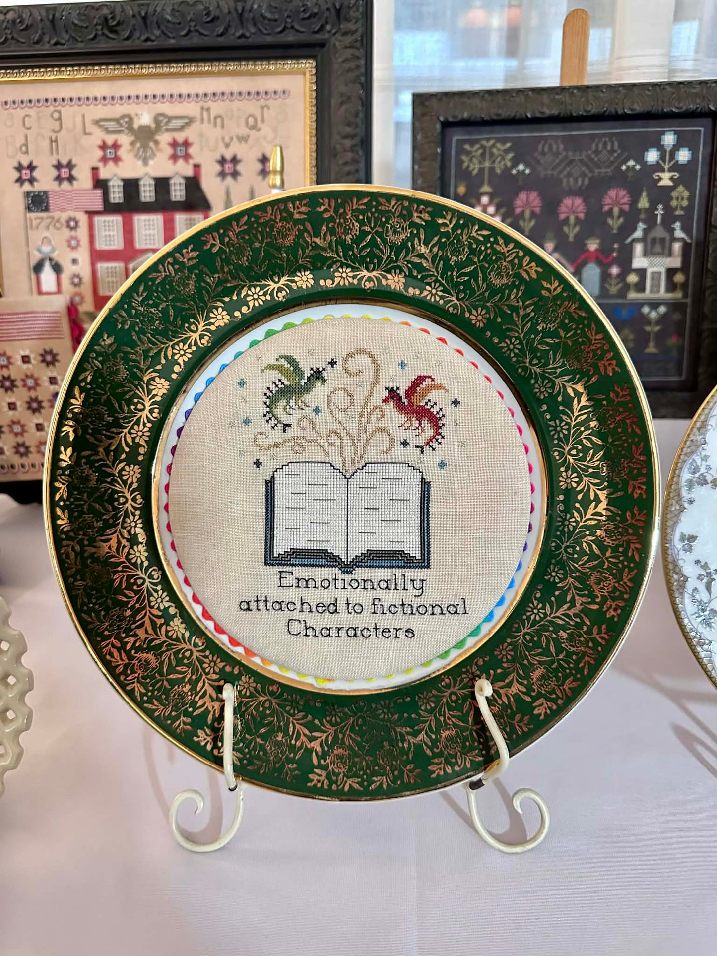 Plate-itude- Cross Stitch Pattern by Fox & Rabbit Designs