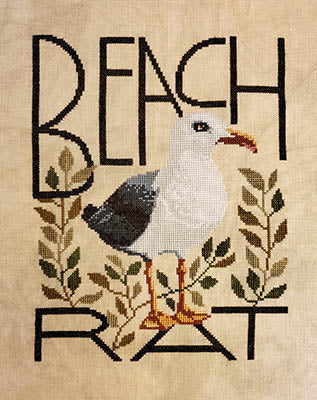 Beach Rat - Cross Stitch Pattern by The Artsy Housewife