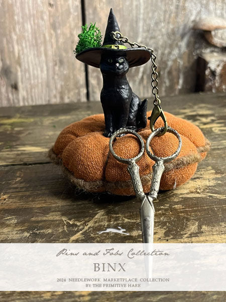 Binx scissor fob by The Primitive Hare