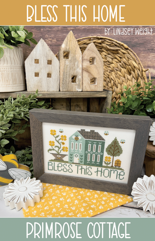 Bless This Home - Cross Stitch Chart by Primrose Cottage