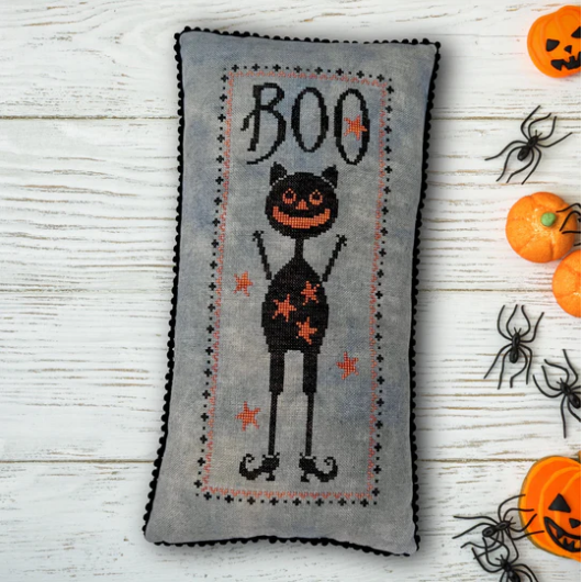 Boo Cat - Cross Stitch Pattern by Dirty Annies