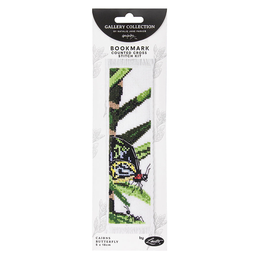 Cairns Butterfly Cross Stitch Bookmark Kit by Natalie Jane Parker