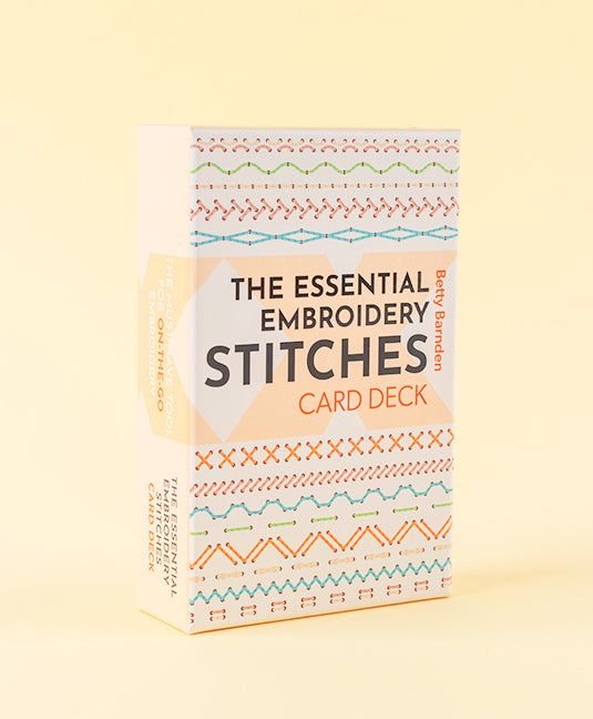 The Essential Embroidery Stitches Card Deck by Betty Barnden