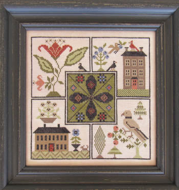 Center Point Sampler - Cross Stitch Pattern by The Scarlett House