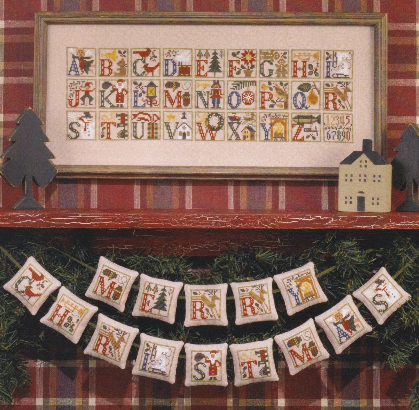 Christmas Alphabet - Cross Stitch Pattern by The Prairie Schooler