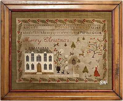 Christmas at Hollyberry Farm - Cross Stitch Chart by Stacy Nash