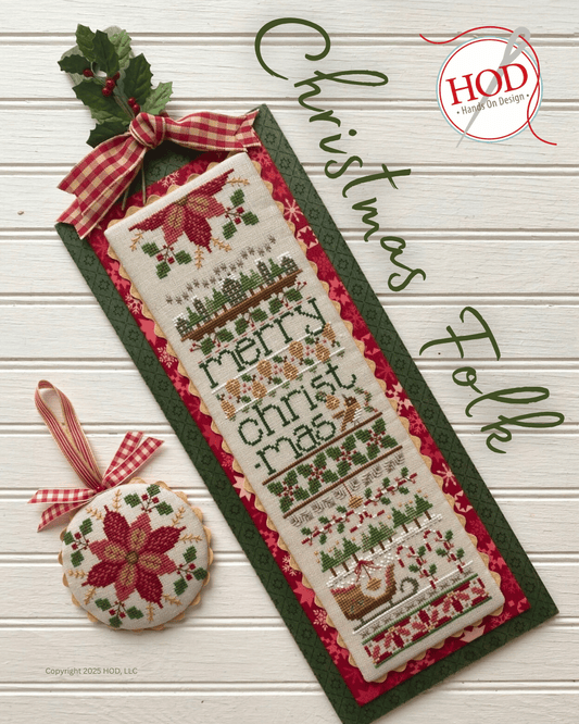 Christmas Folk - Cross Stitch Pattern by Hands On Design