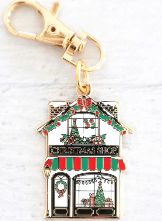 Christmas Shop Charm by Flamingo Toes