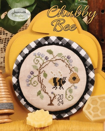 Chubby Bee - Cross Stitch Pattern by Jeannette Douglas