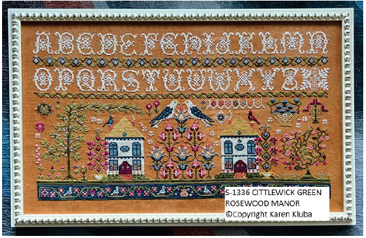 CITTLEWICK GREEN - Cross Stitch Pattern by ROSEWOOD MANOR