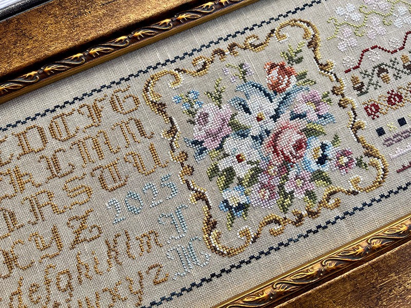 Milady's Posies - Reproduction Sampler by Jan Hicks Creates PREORDER