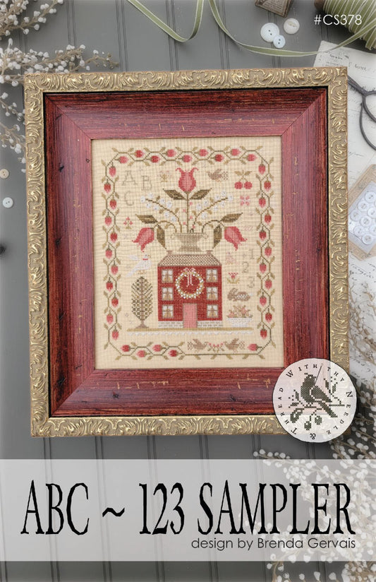 ABC ~ 123 Sampler - Cross Stitch Pattern by With Thy Needle & Thread PREORDER