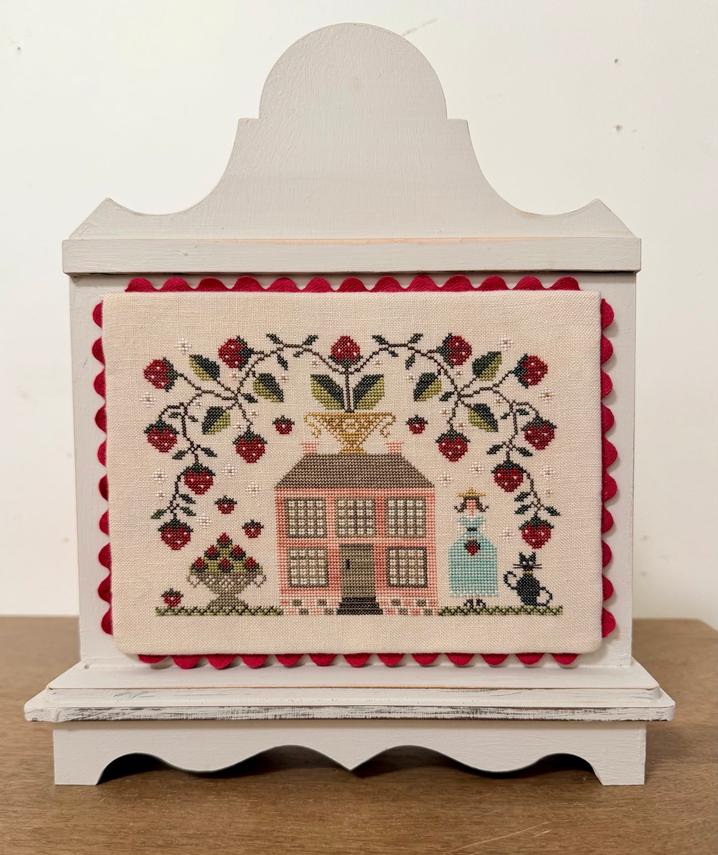 A Gathering of Strawberries - Cross Stitch Pattern by Fox & Rabbit Designs