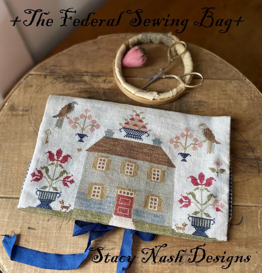 The Federal Sampler Sewing Bag - Cross Stitch Chart by Stacy Nash