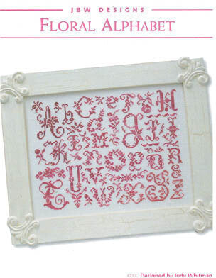 Floral Alphabet - Cross Stitch Chart by JBW Designs