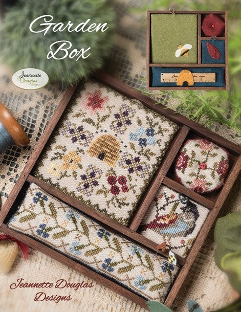 Garden Box - Cross Stitch Pattern by Jeannette Douglas
