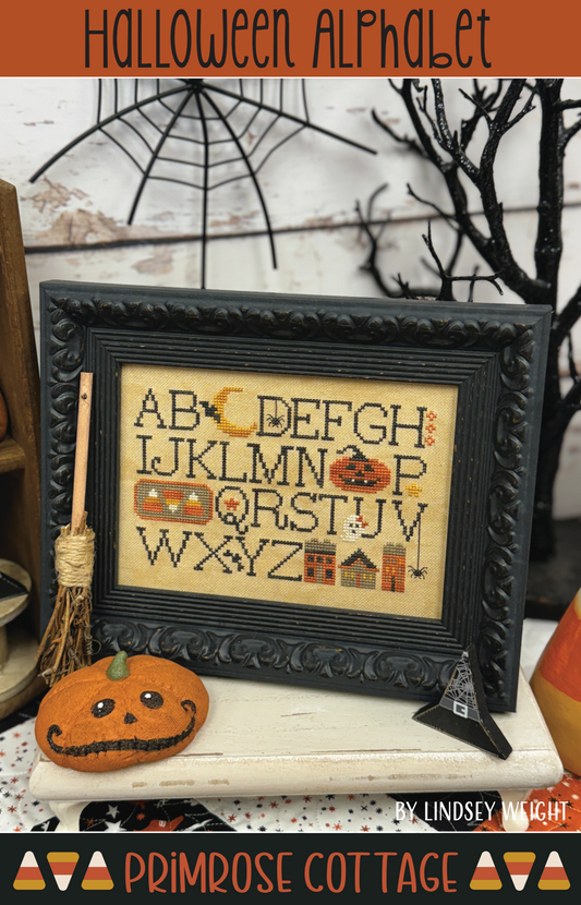 Halloween Alphabet - Cross Stitch Pattern by Primrose Cottage