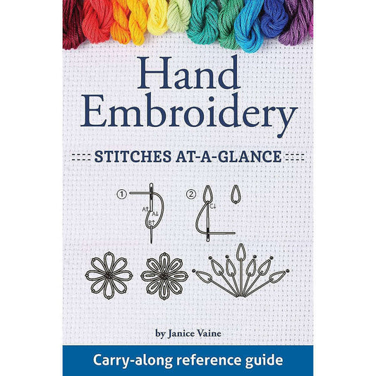 Hand Embroidery Stitches at a Glance Book by Janice Vaine