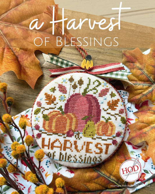 Harvest of Blessings - Cross Stitch Pattern by Hands On Design