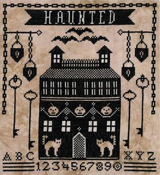 Haunted Manor House - Cross Stitch Pattern by Artful Offerings