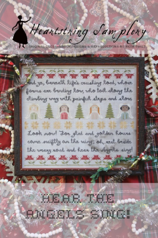 Hear the Angels Sing - Cross Stitch Chart by Heartstring Samplery