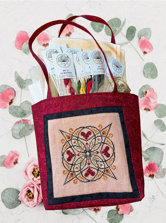 Hearts Entwined - Cross Stitch Pattern by Ink Circles