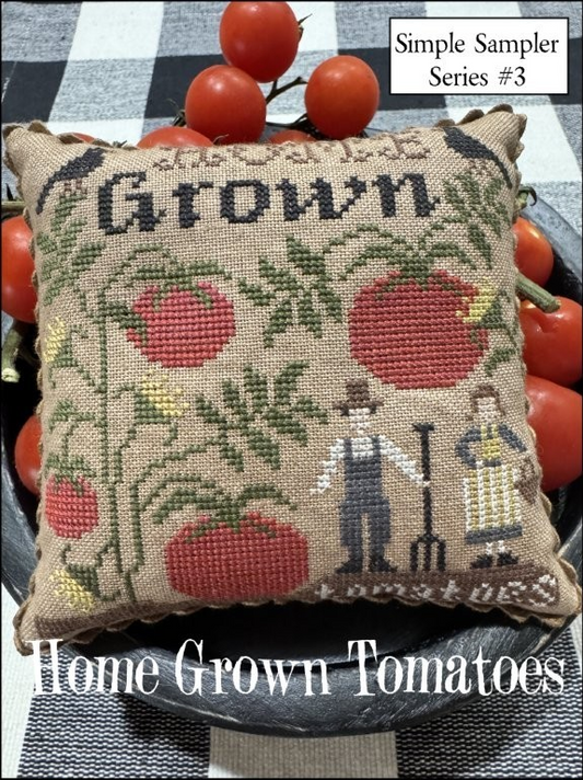 Home Grown Tomatoes - Cross Stitch pattern by The Scarlett House