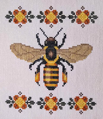Honey Bee - Cross Stitch Pattern by Artsy Housewife