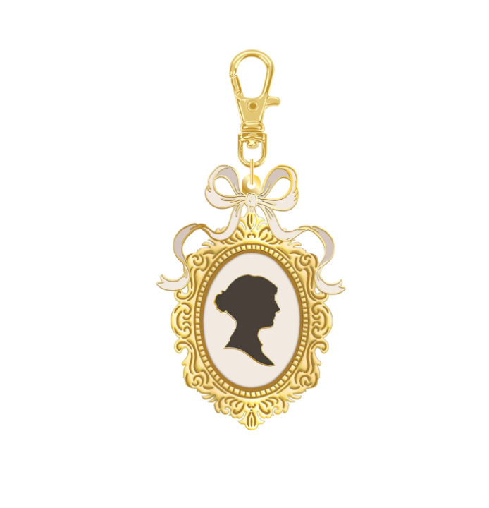 Jane Austen Silhouette Charm