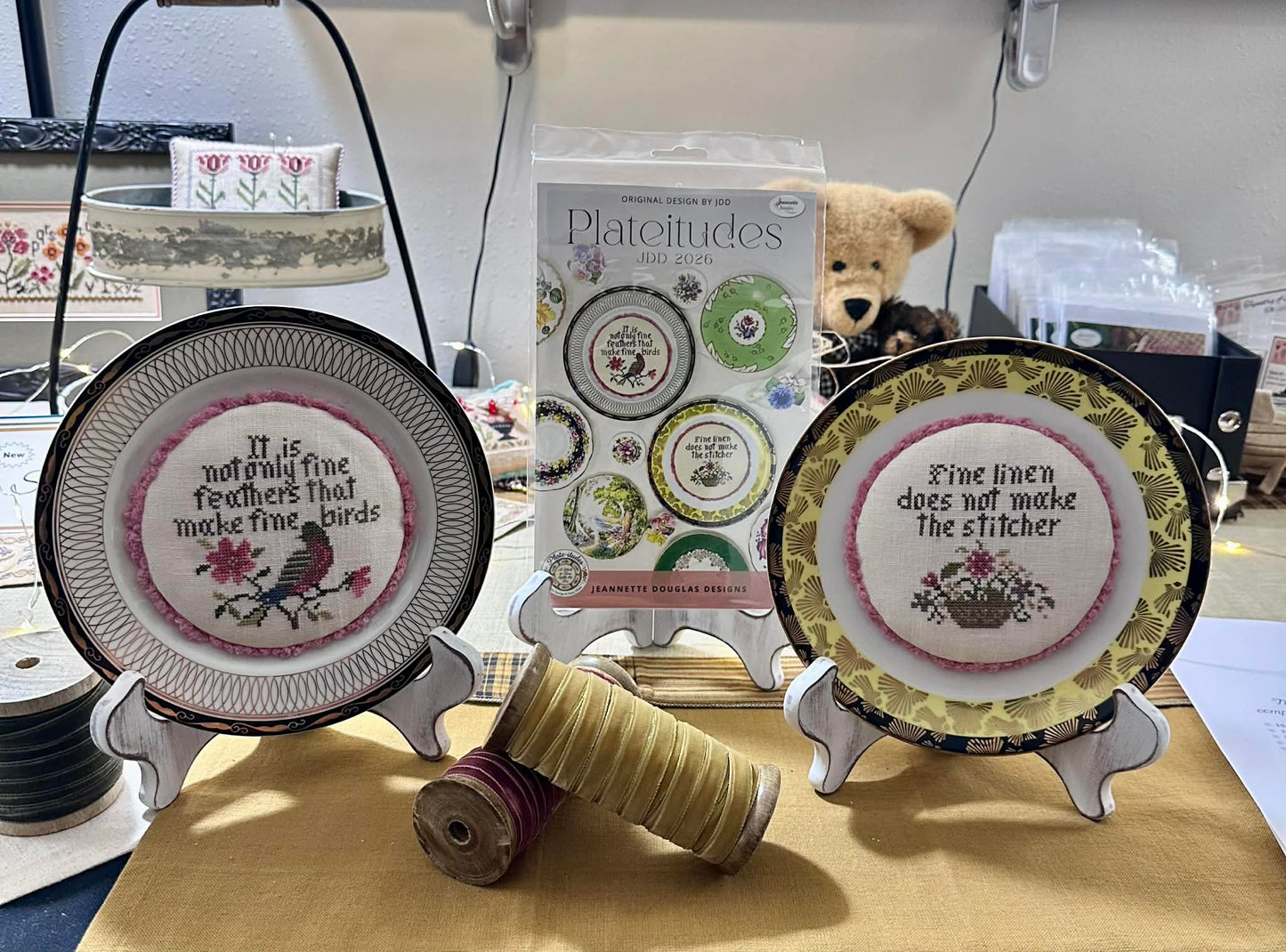 Plate-itude- Cross Stitch Pattern by Jeannette Douglas