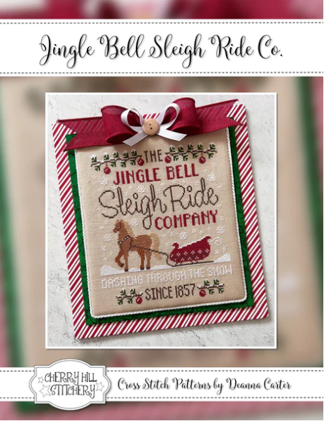 Jingle Bell Sleigh Ride Co. - Cross Stitch Pattern by Cherry Hill Stitchery