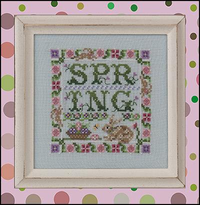 Spotted Hare Spring - Cross Stitch Pattern by Just Nan