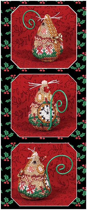 Christmas Eve Mouse - Cross Stitch Chart by Just Nan